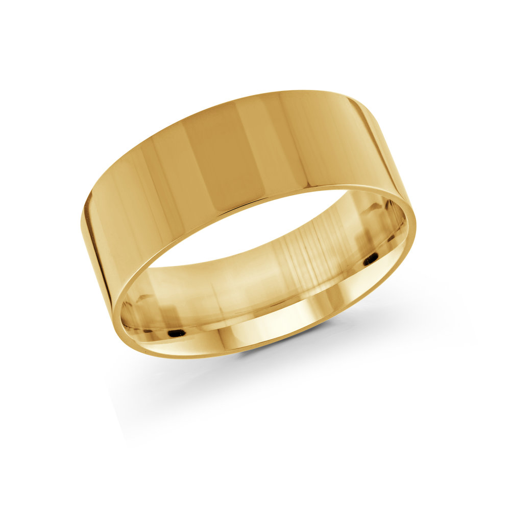 Yellow Gold Men's Ring Size 9mm (J-213-09YG)
